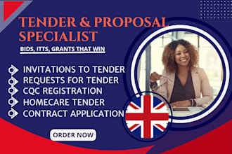 write bid proposal win UK tenders  nhs rfps