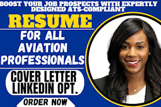 write aviation, pilot, aircraft, avionics, aerospace, flight attendance resume