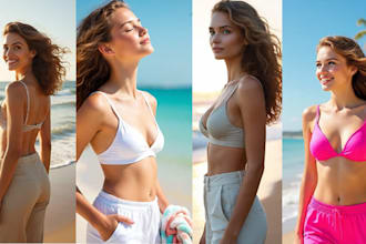 realistic ai influencer model consistent for instagram onlyfans fanvue flux ai