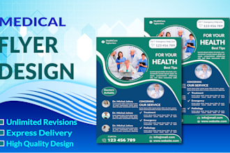 do healthcare, medical flyer design