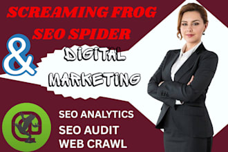 do SEO audit with screaming frog, fix issues using conscious digital marketing