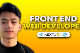 be your frontend web developer