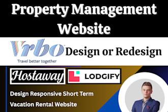 design vrbo property vacation rentals website, redesign vacation rental website