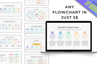 make editable custom flowcharts, swimlane,  infographics, diagrams, process flow