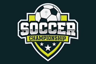 custom soccer logo design team, club, or league branding