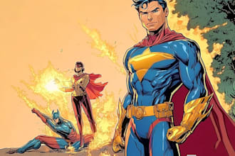 draw you a dc or marvel style comic book superhero character