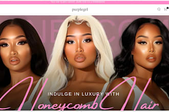 wordpress hair extension website hair wig salon beauty salon spa store website