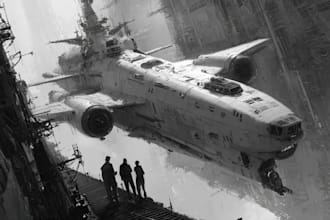 create fantasy and scifi video game concept art