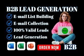 b2b lead generation targeted leads email list building