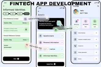develop custom fintech app loan app neobank app payment app money transfer app