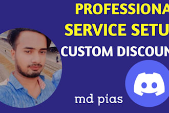 create and setup  the discord  server