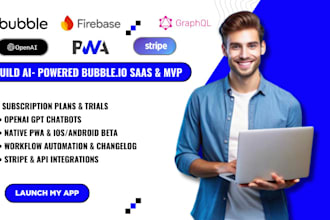 build ai driven bubble io mvp, bubble saas, native bubble apps bubble dashboard