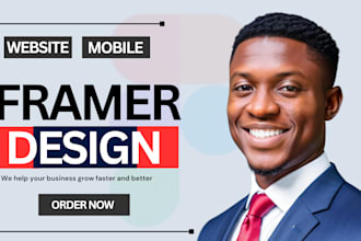 develop framer website, design framer landing page, figma to framer conversion