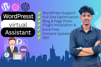 be your reliable wordpress virtual assistant for fast wp support
