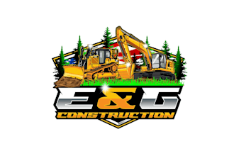 create exclusive and marvelous excavator and dozer  logo design