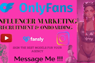 recruit top onlyfans instagram models to grow agency with expert talent sourcing