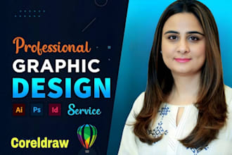 do graphic designing, adobe illustrator coreldraw