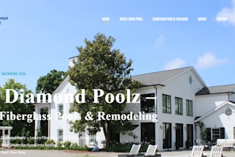 design a stunning pool modeling website
