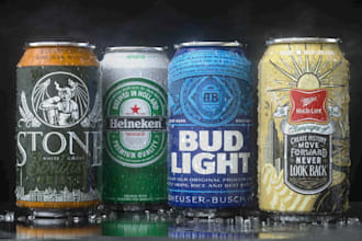 custom beer logo design bold branding for breweries and beer lovers