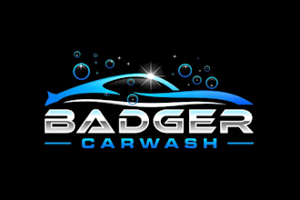 design a sleek and professional car wash logo