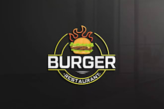 fast food logo design fresh, tasty and eye catching branding