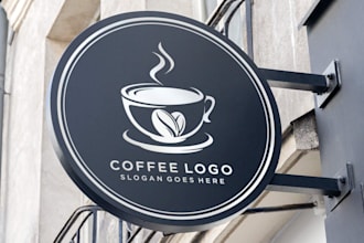 custom coffee shop logo design brew a brand remember