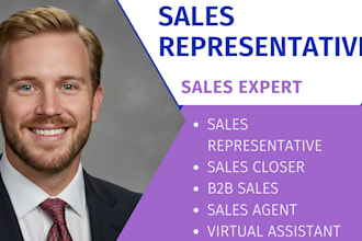 be high ticket sales closer sales representative sales person online sales agent