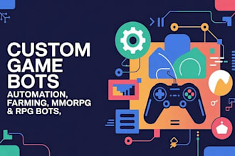 setup automation game bot, cheated bot, farming bot, mmorpg bot, rpg online game