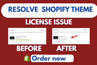 solve shopify theme licensed issue just in few seconds