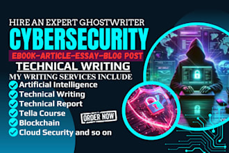 write cybersecurity ebook , reports, assignments, lab projects with kali linux