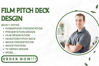 do film pitch deck movie script powerpoint presentation film presentation design