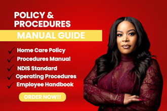write policy and procedures home care  manual ndis employee handbook health care
