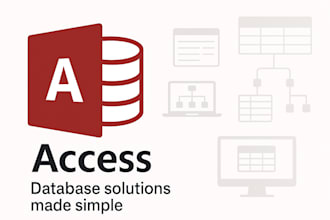create a custom microsoft access database for you