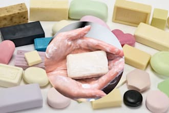 create new and advance natural bar soap formulation for personal or business use