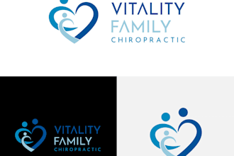 make an modern chiropractor logo design