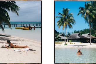 professionally retouch your photos with a vintage film kodak and fujifilm look