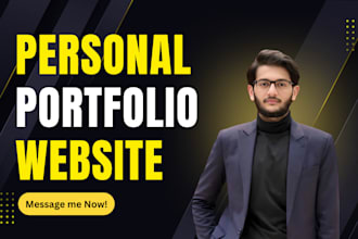 create personal portfolio website or business website