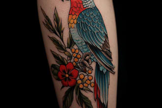 create a tattoo design of tattoo sleeve
