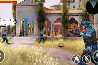 build 3d multiplayer game, unity game development, shooting game , 3d fighting