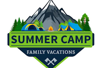 design a proffesional summer camp logo