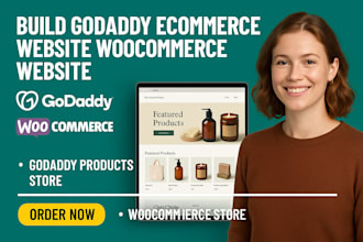 build godaddy ecommerce website woocommerce website godaddy online store expert