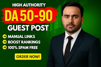 write and publish high da guest post on premium sites, high da SEO guest posting