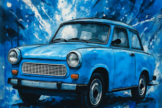 create custom wall art designs in graffiti, abstract, or pop art style