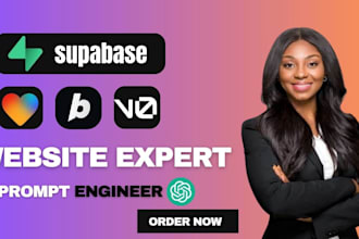 build lovable ai, supabase web app, saas app lovable dev and versel deepseek