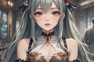 create an anime, video game, manhwa or oc character lora