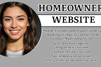 homeowner website property listing website house rental website real estate web