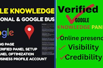 optimize and create an active google knowledge panel