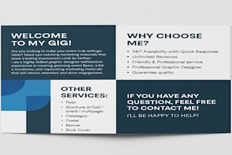 do real estate flyer, poster design, event flyer  marketing material