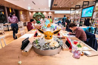 purchase ghibli museum ticket, pokemon cafe reservation