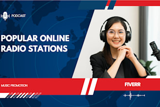 promote your music on popular online radio stations